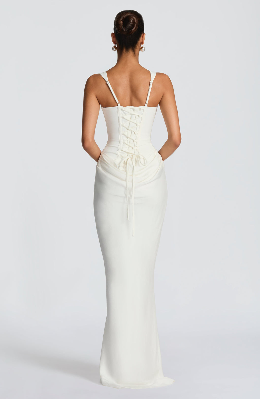 Valentina | Abito Maxi Scolpito a Clessidra