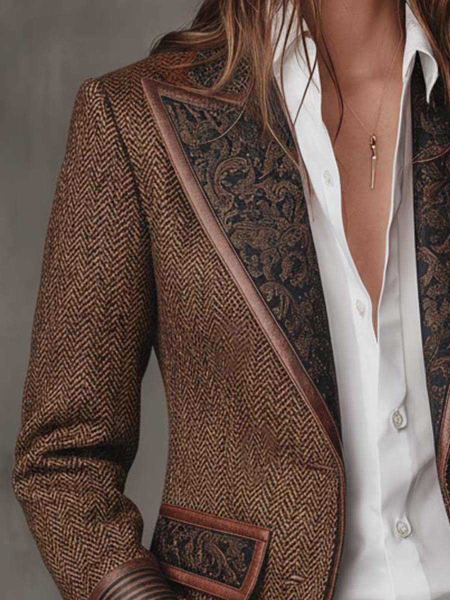Consuelo | Blazer a Pannelli Spigati
