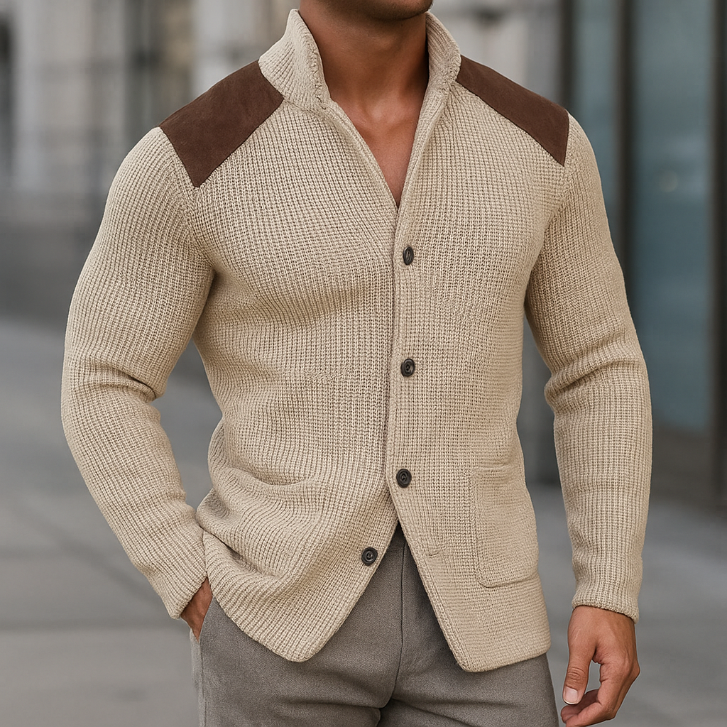 Leonardo | Blazer en maille, coupe ajustée et douce