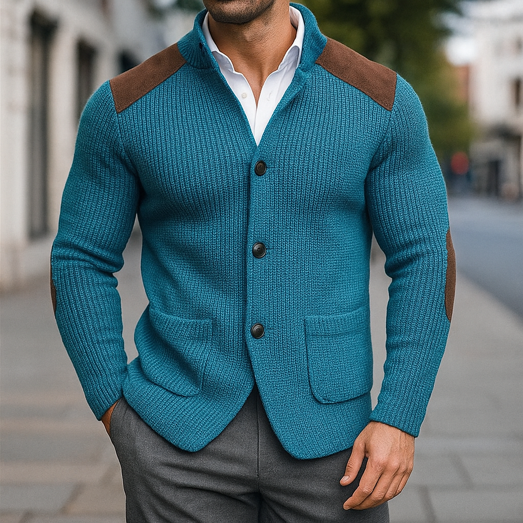 Leonardo | Blazer en maille, coupe ajustée et douce