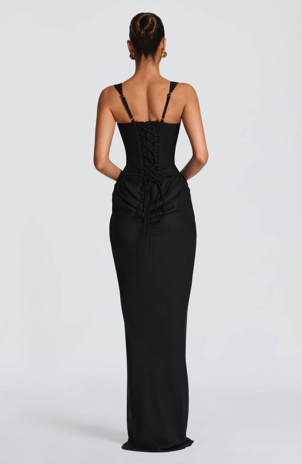 Valentina | Abito Maxi Scolpito a Clessidra