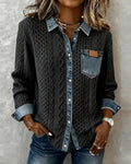 Claire | Camicia in Maglia a Trecce