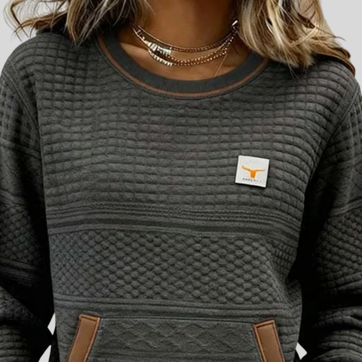 Chloé | Felpa Trapuntata Girocollo