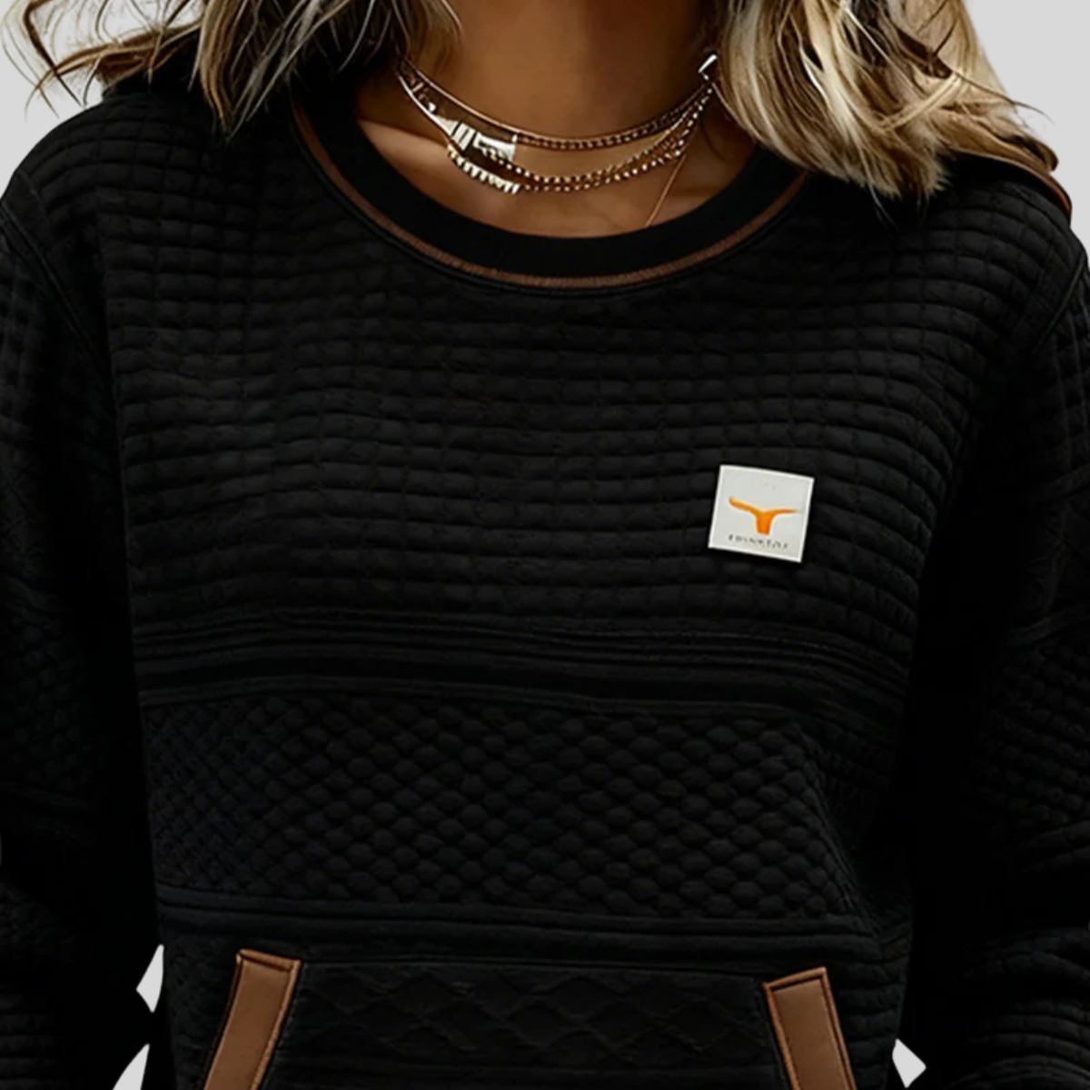 Chloé | Felpa Trapuntata Girocollo