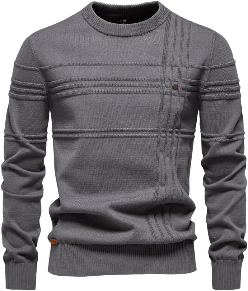 Connor | Maglione casual da uomo con scollo rotondo