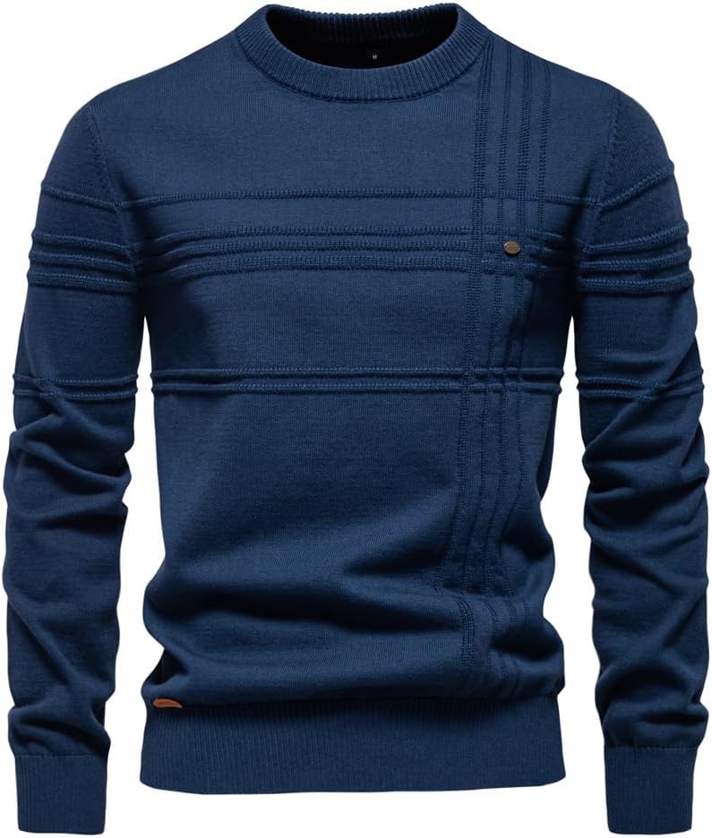 Connor | Maglione casual da uomo con scollo rotondo