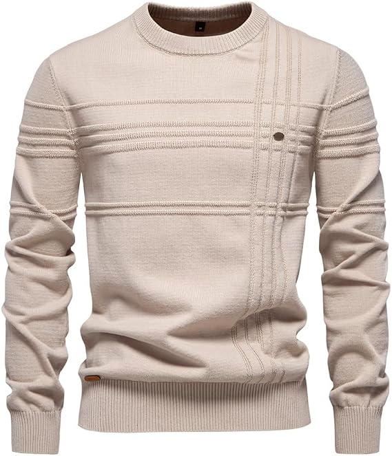 Connor | Maglione casual da uomo con scollo rotondo