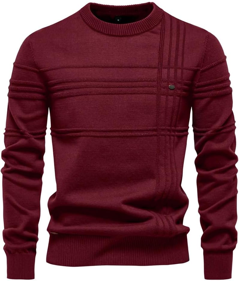 Connor | Maglione casual da uomo con scollo rotondo