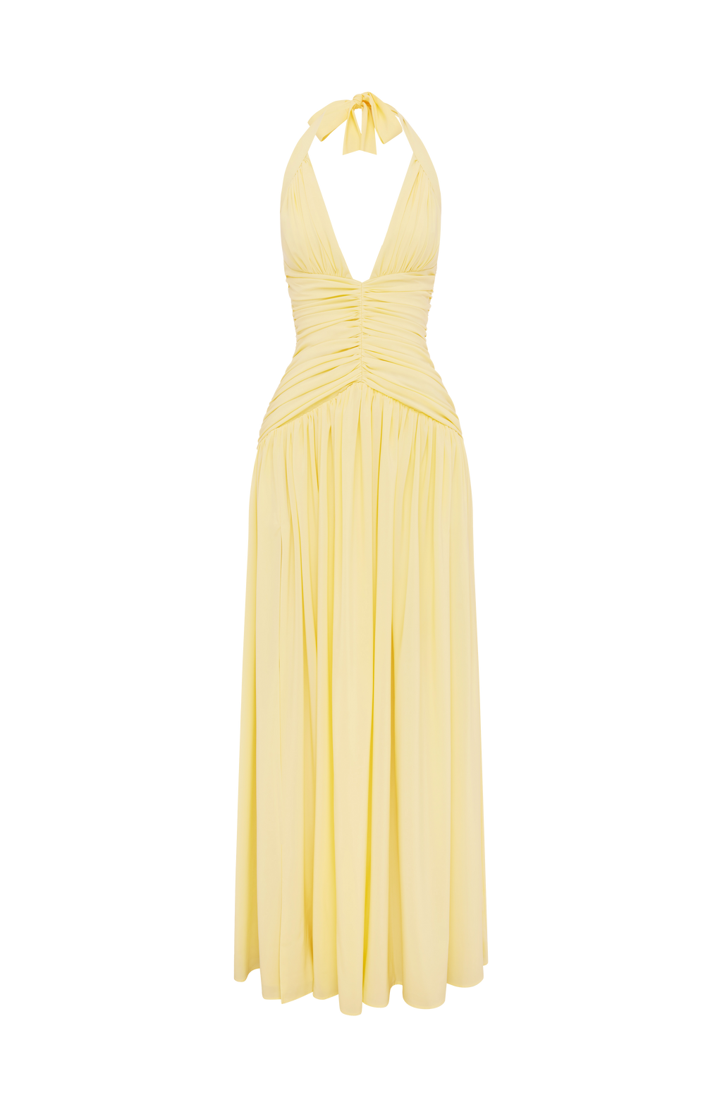 Abito maxi Amaris - Giallo limone