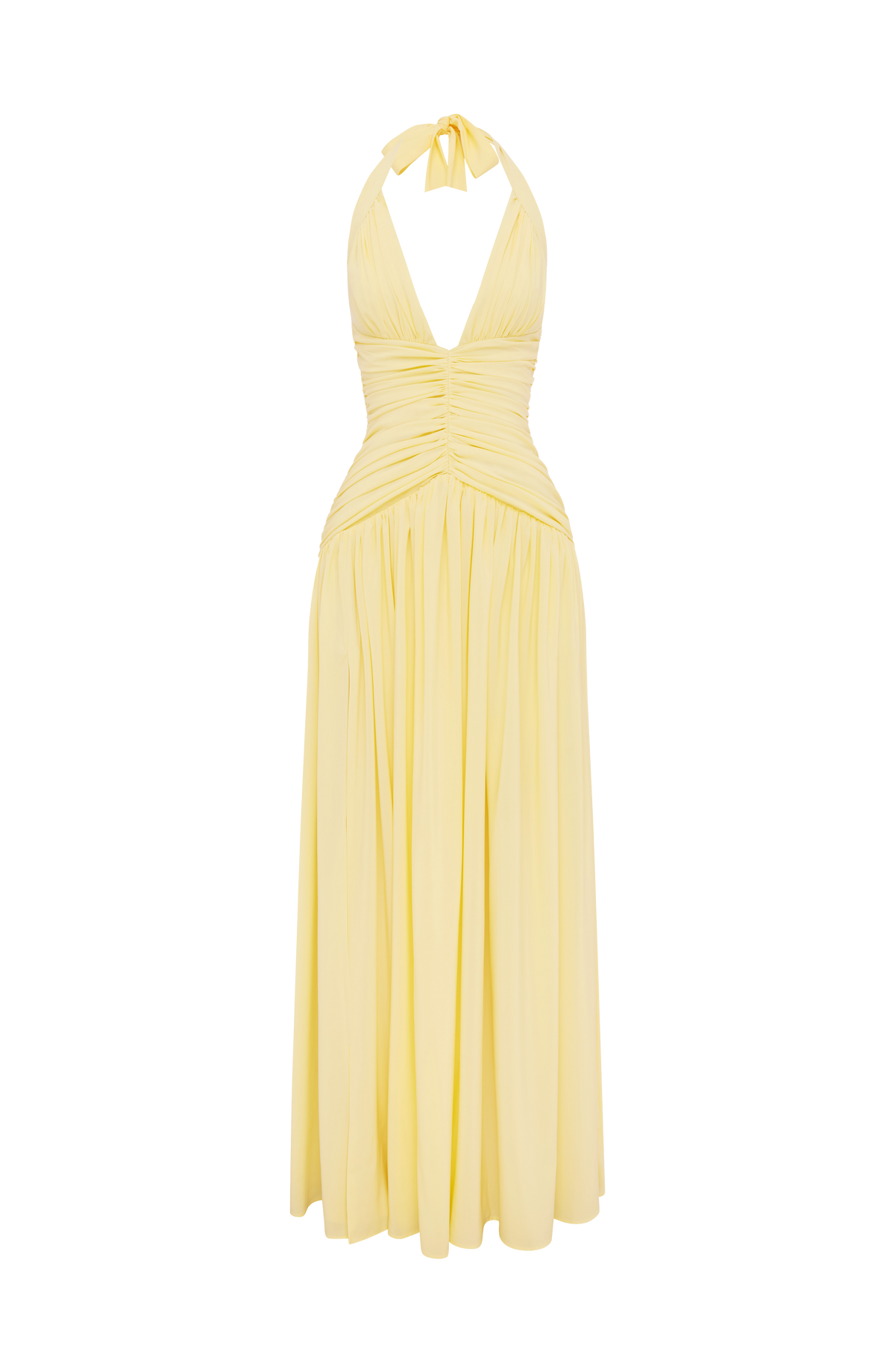 Abito maxi Amaris - Giallo limone