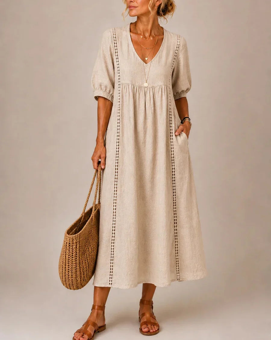 Sefi | Abito Midi in Lino