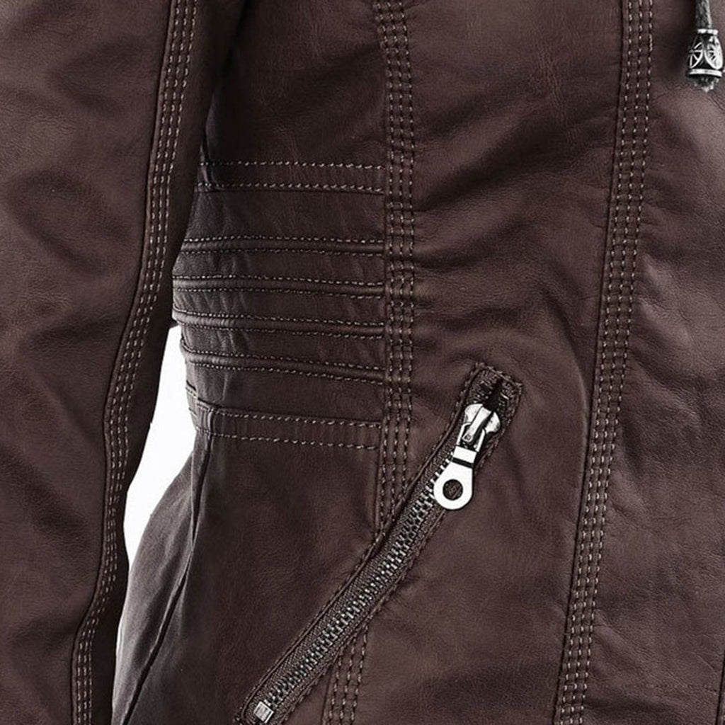Callista | Giacca Biker con Cappuccio