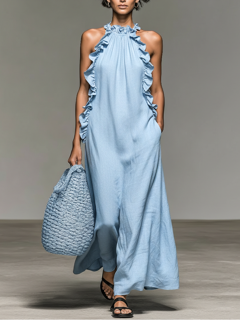 Gladys | Abito Maxi con Tasche