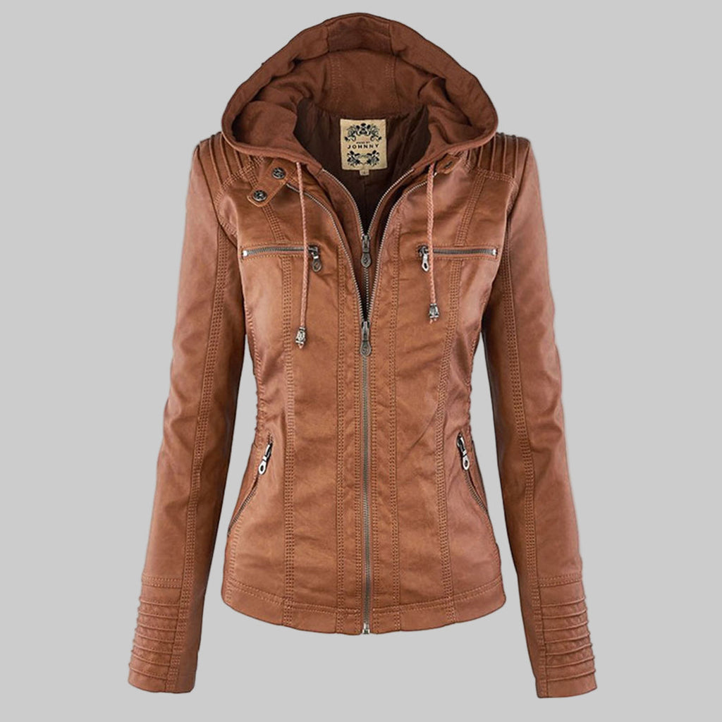Callista | Giacca Biker con Cappuccio