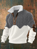 Marco | Maglione Uomo in Pile con Zip e Collo Alto – Canada