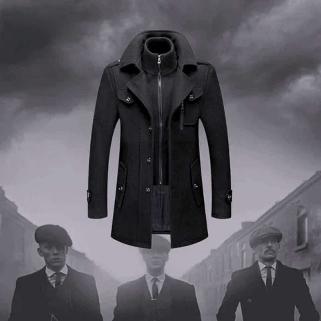 Angelo™ | Cappotto Lungo Invernale da Uomo con Collo Alto