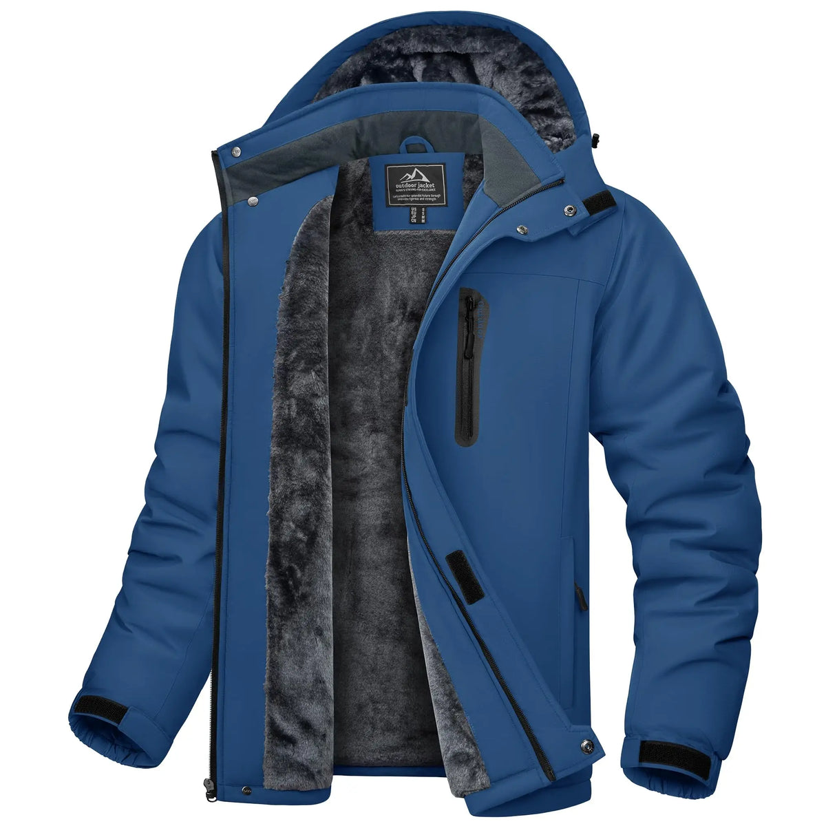 Ethan | Cappotto Invernale Uomo Impermeabile con Cappuccio e Fodera in Pile