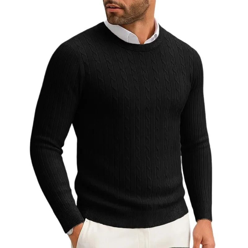 Arthur | Maglione premium essenziale in maglia