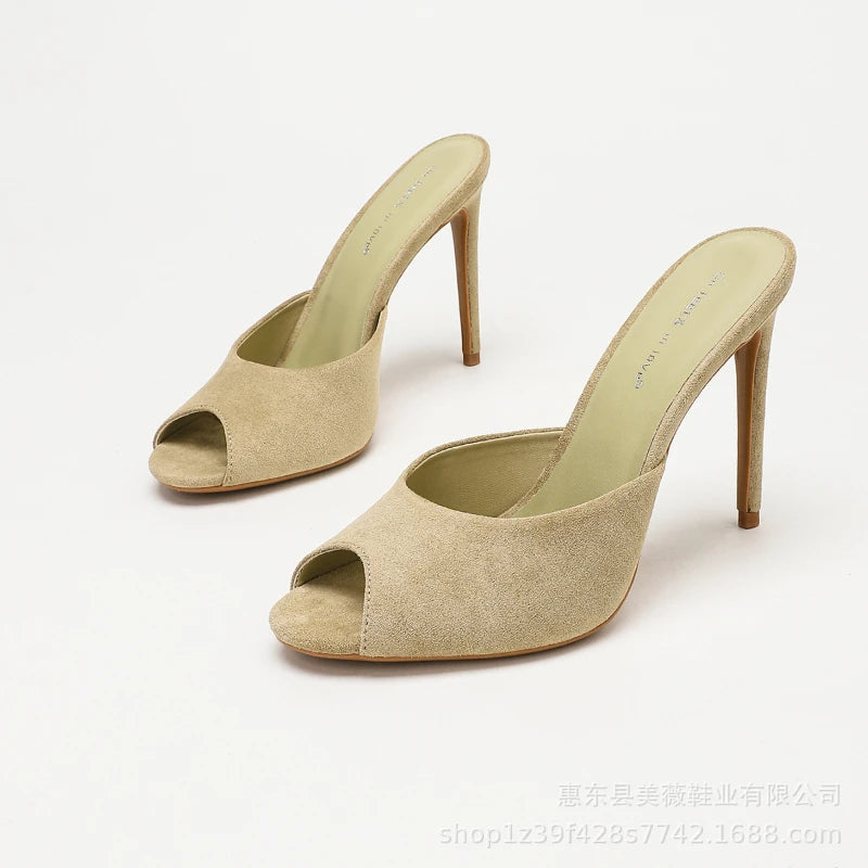 Elena | Mules Nere Eleganti in Vernice