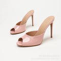 Elena | Mules Nere Eleganti in Vernice