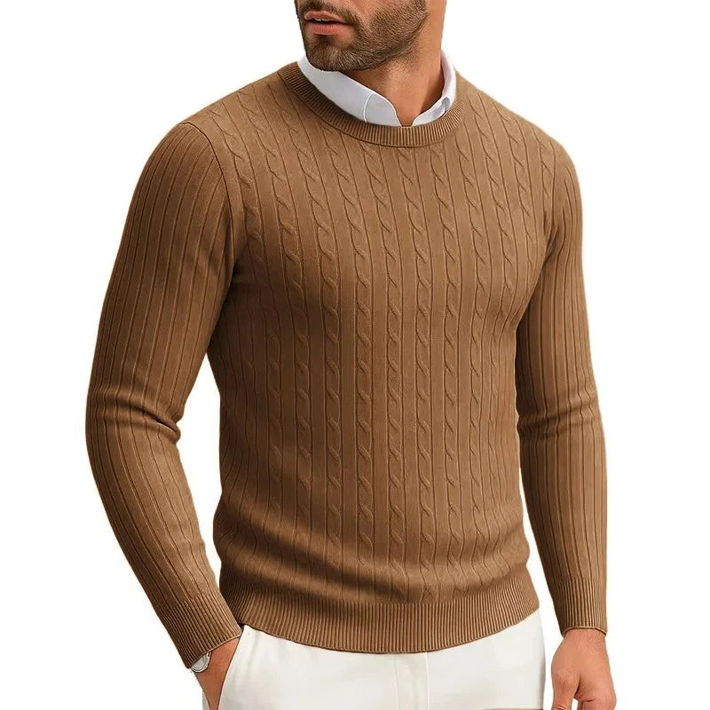 Arthur | Maglione premium essenziale in maglia