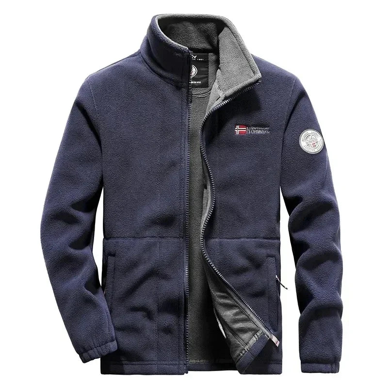 Noruega al aire libre chaqueta Polar de lana hombres espesar polar térmico abrigo deportivo táctico Militar Softshell senderismo chaquetas militares al aire libre