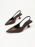 Sofia | Slingback Eleganti Marroni