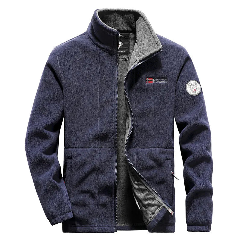 Noruega al aire libre chaqueta Polar de lana hombres espesar polar térmico abrigo deportivo táctico Militar Softshell senderismo chaquetas militares al aire libre