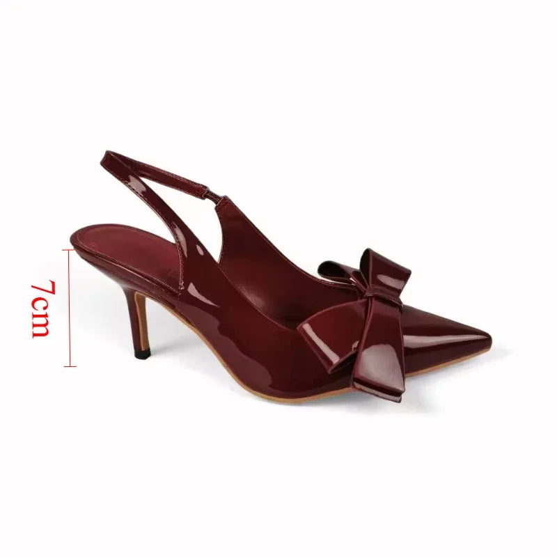 Beatrice | Sandali Slingback Eleganti con Fiocco