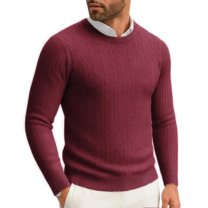 Arthur | Maglione premium essenziale in maglia