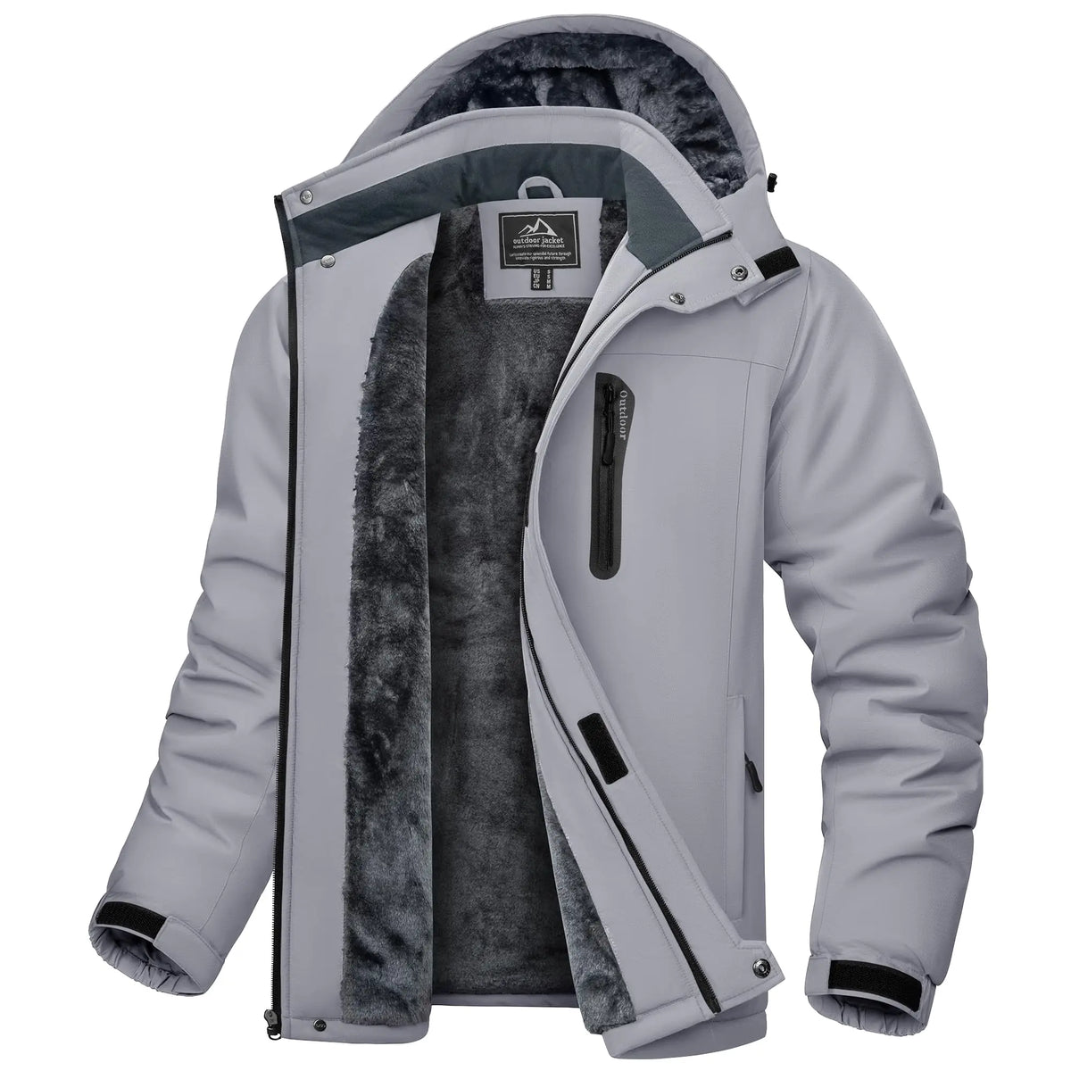 Ethan | Cappotto Invernale Uomo Impermeabile con Cappuccio e Fodera in Pile