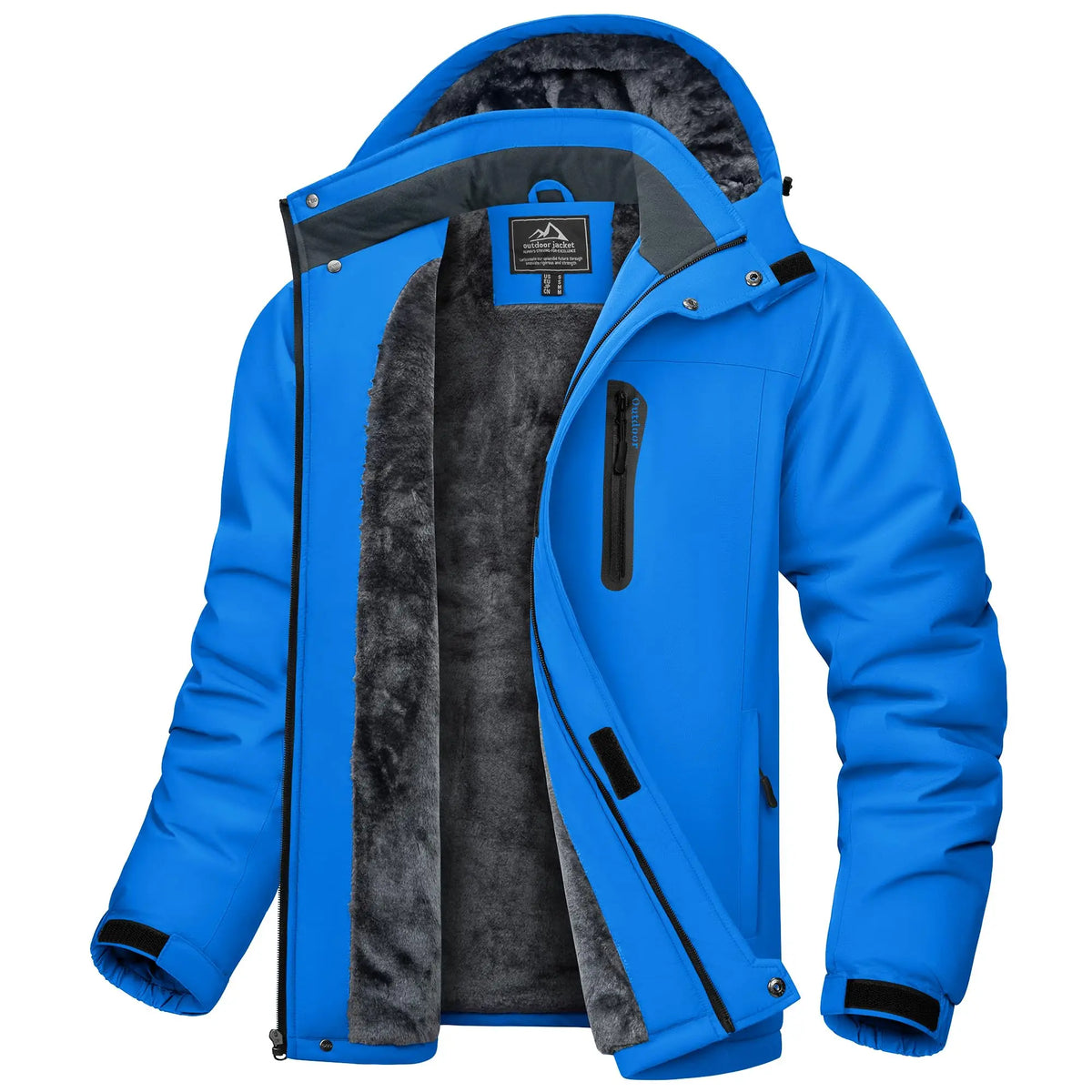 Ethan | Cappotto Invernale Uomo Impermeabile con Cappuccio e Fodera in Pile