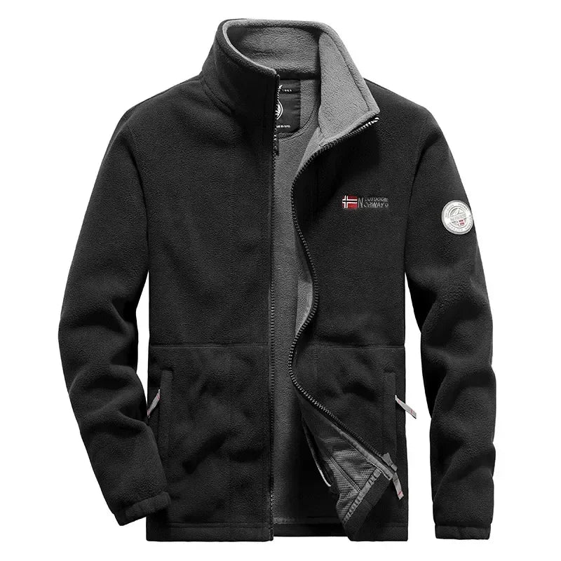 Noruega al aire libre chaqueta Polar de lana hombres espesar polar térmico abrigo deportivo táctico Militar Softshell senderismo chaquetas militares al aire libre