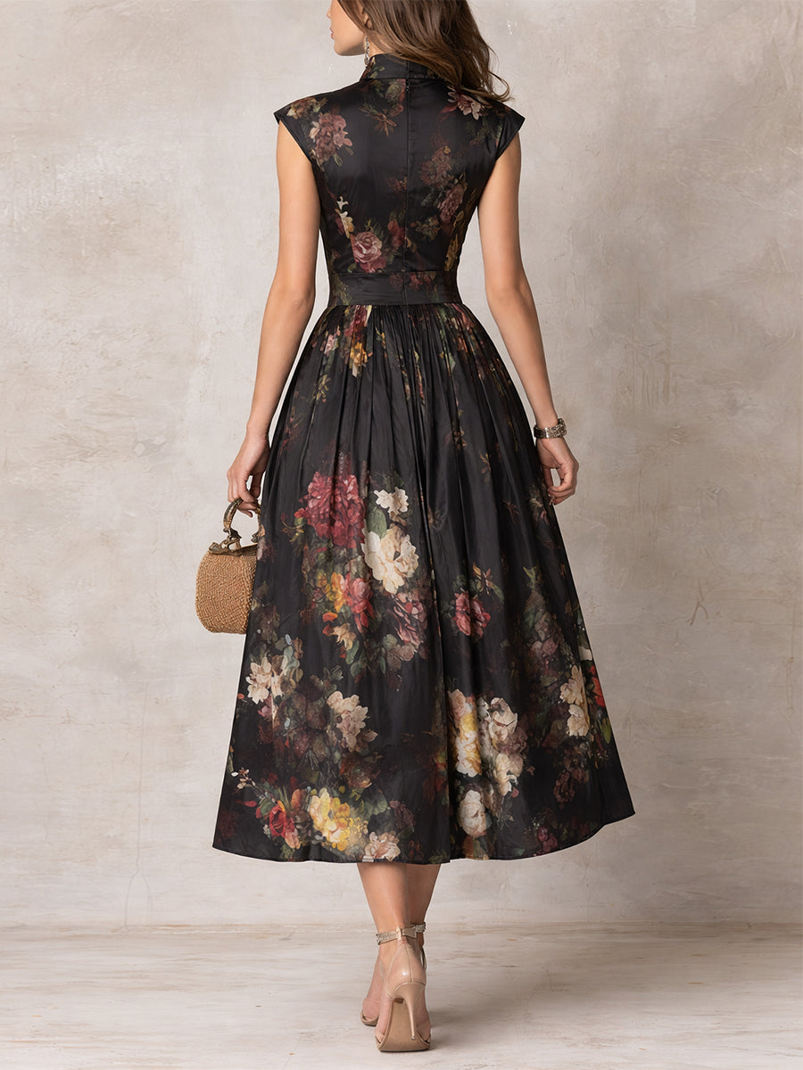 Brianne™ | Abito Midi Elegante Plissettato