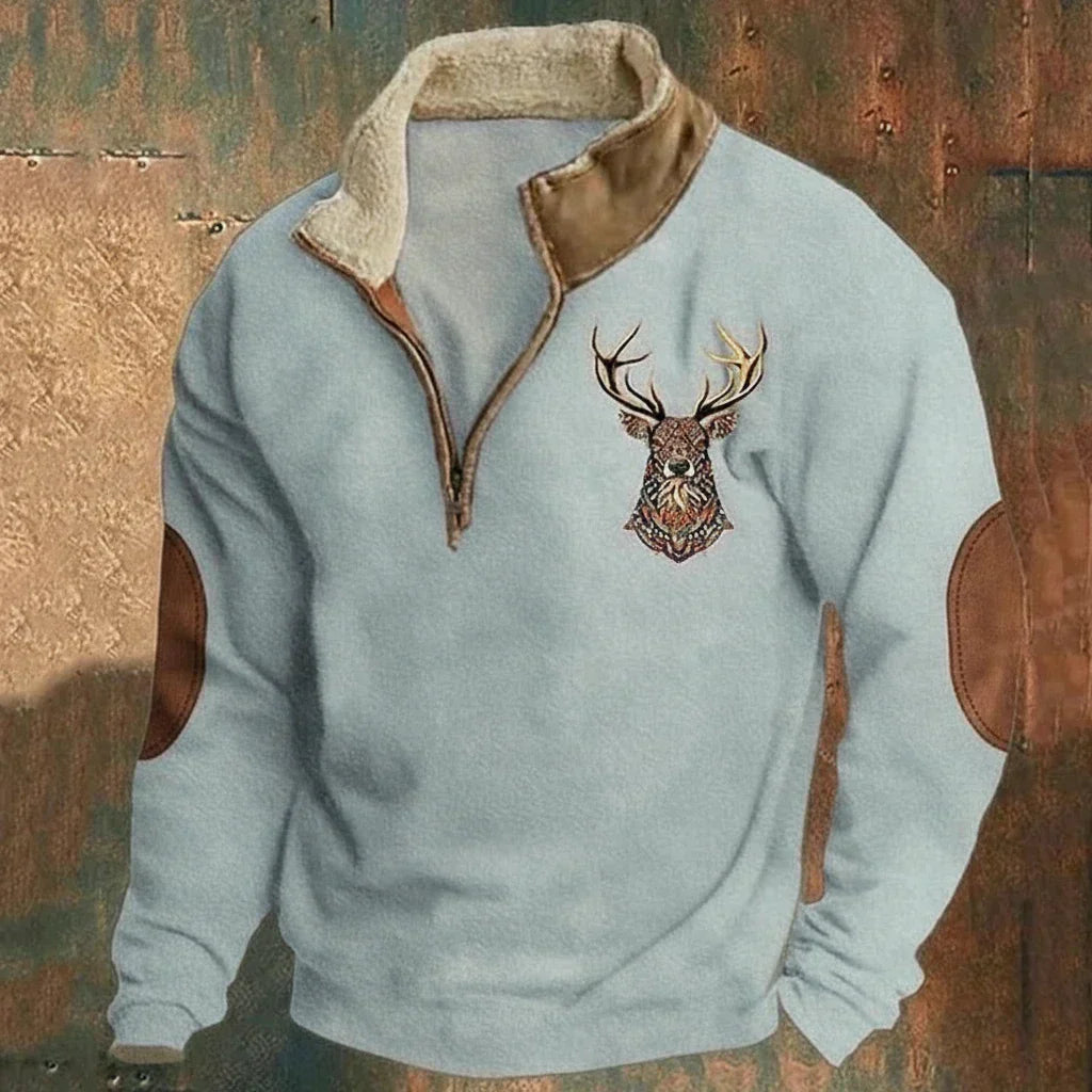 Mateo | Maglione Nordico con Cervo