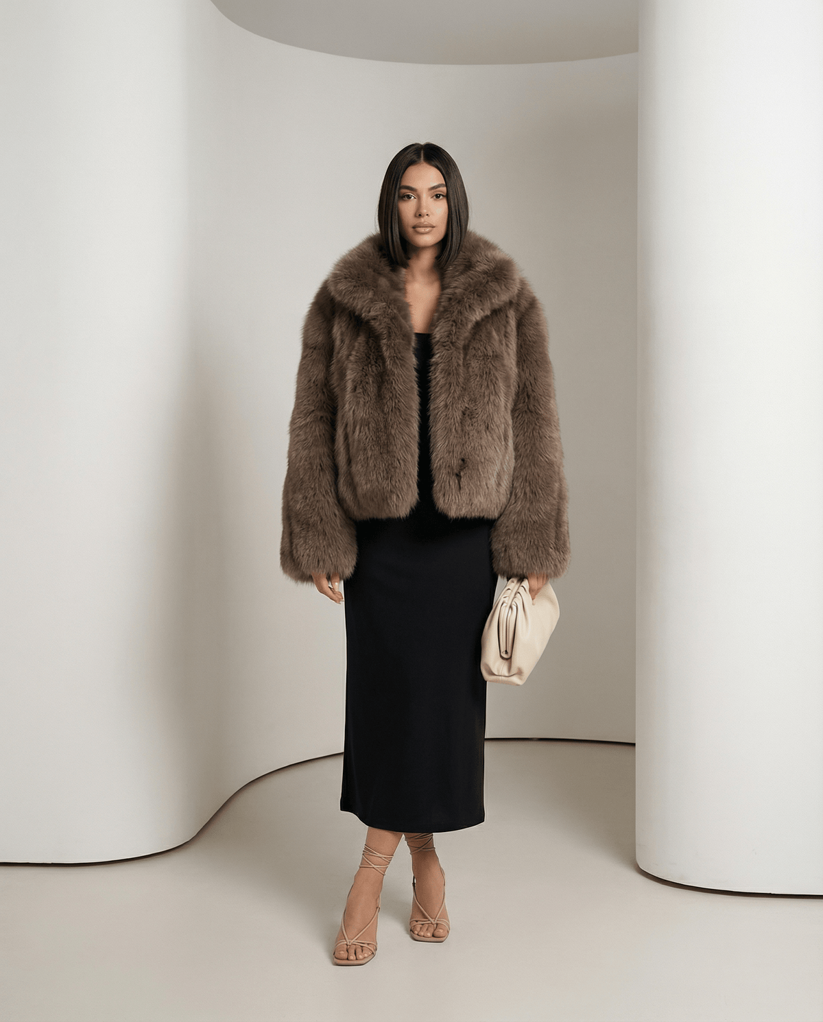 Vesper | Giacca in ecopelliccia