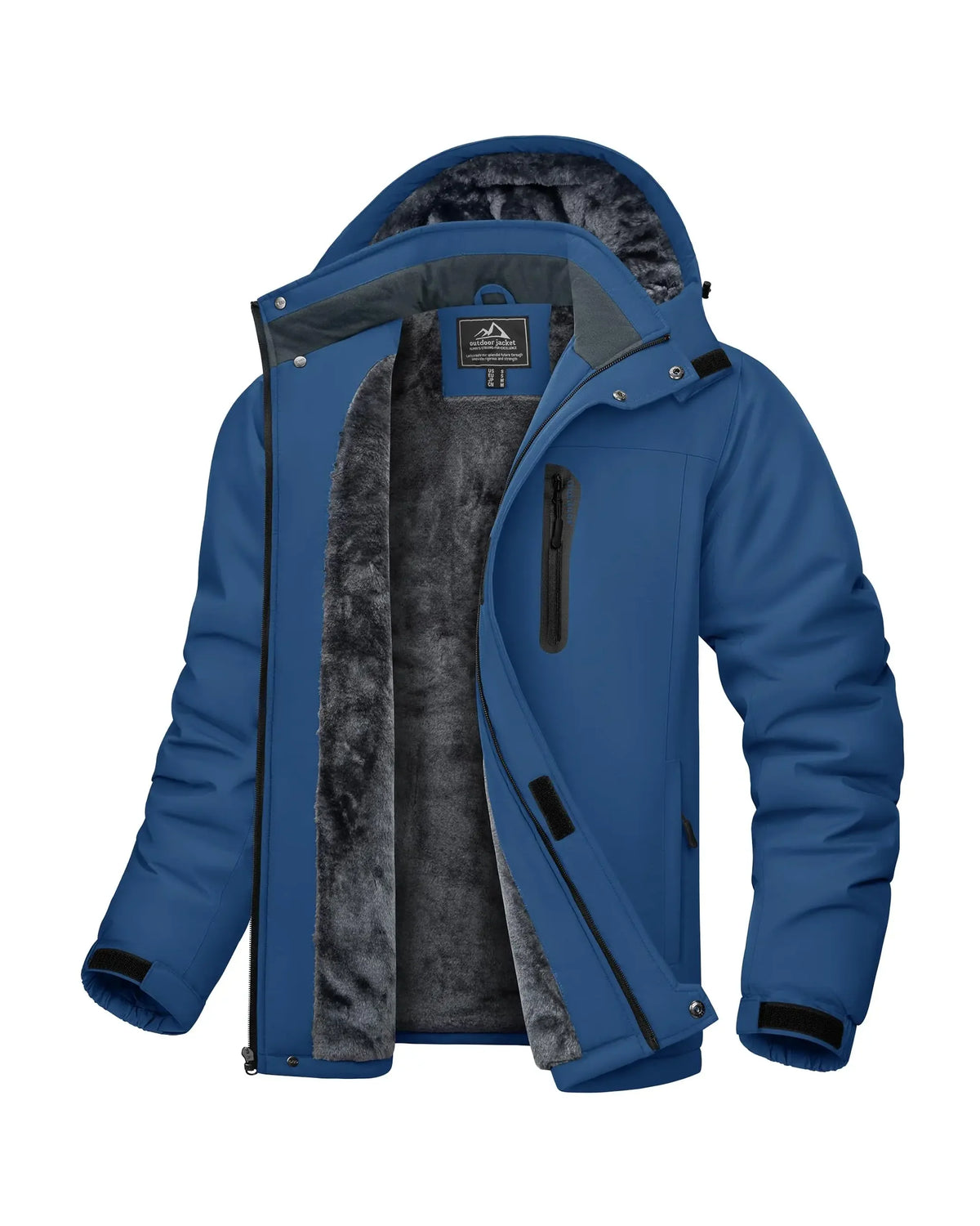 Ethan | Cappotto Invernale Uomo Impermeabile con Cappuccio e Fodera in Pile