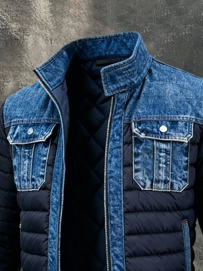 Lorenzo™ | Giacca Doppia in Denim Classica