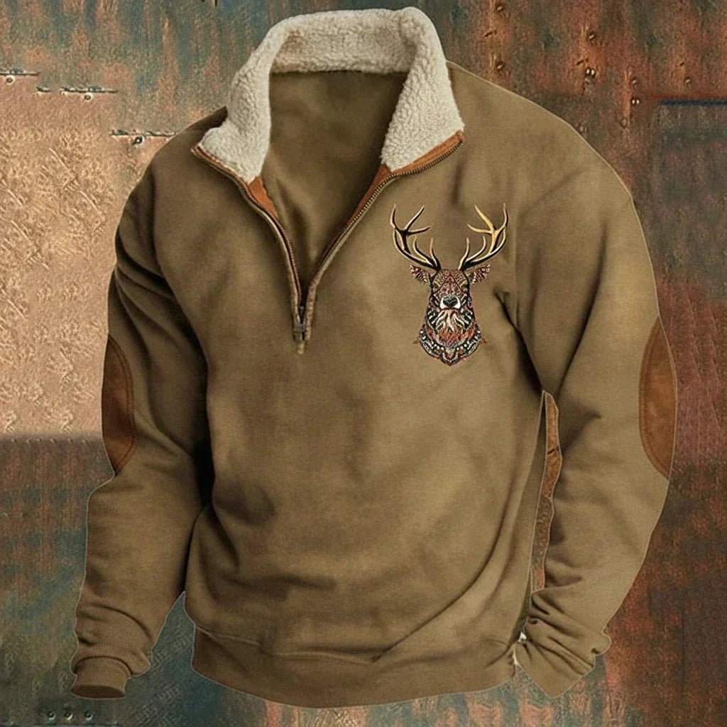 Mateo | Maglione Nordico con Cervo
