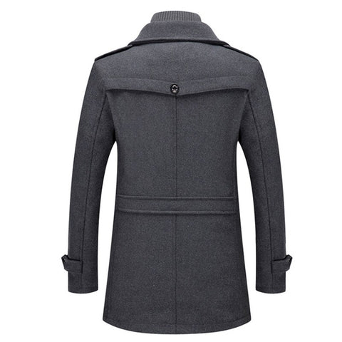 Angelo™ | Cappotto Lungo Invernale da Uomo con Collo Alto