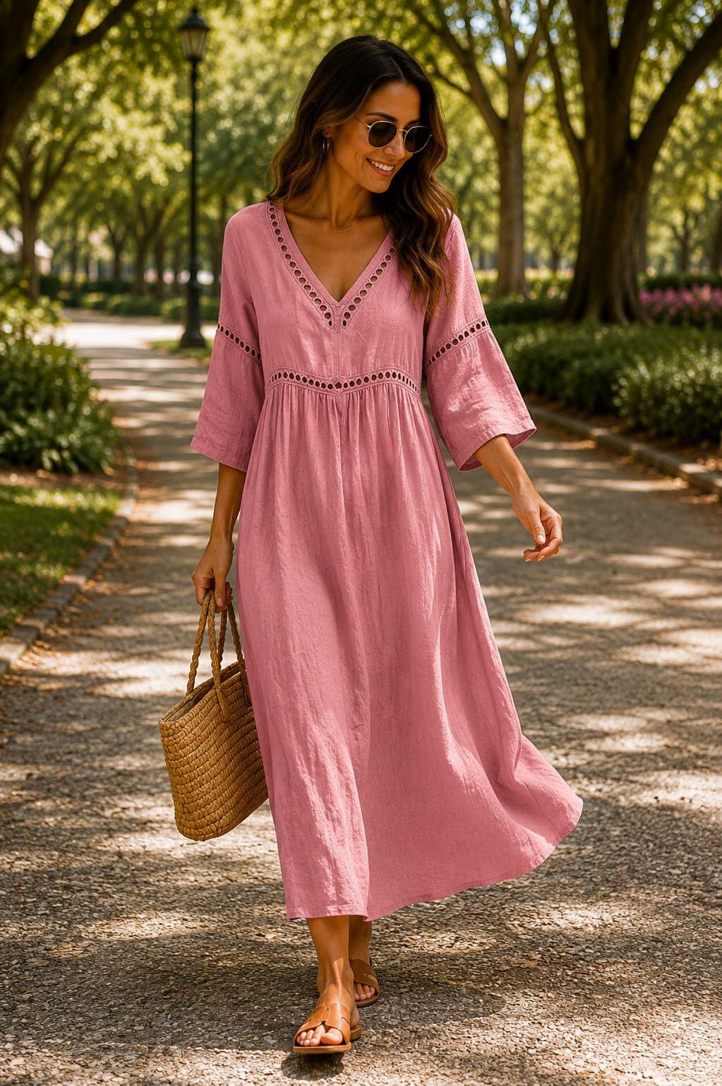 Bruna | Abito Maxi in Lino