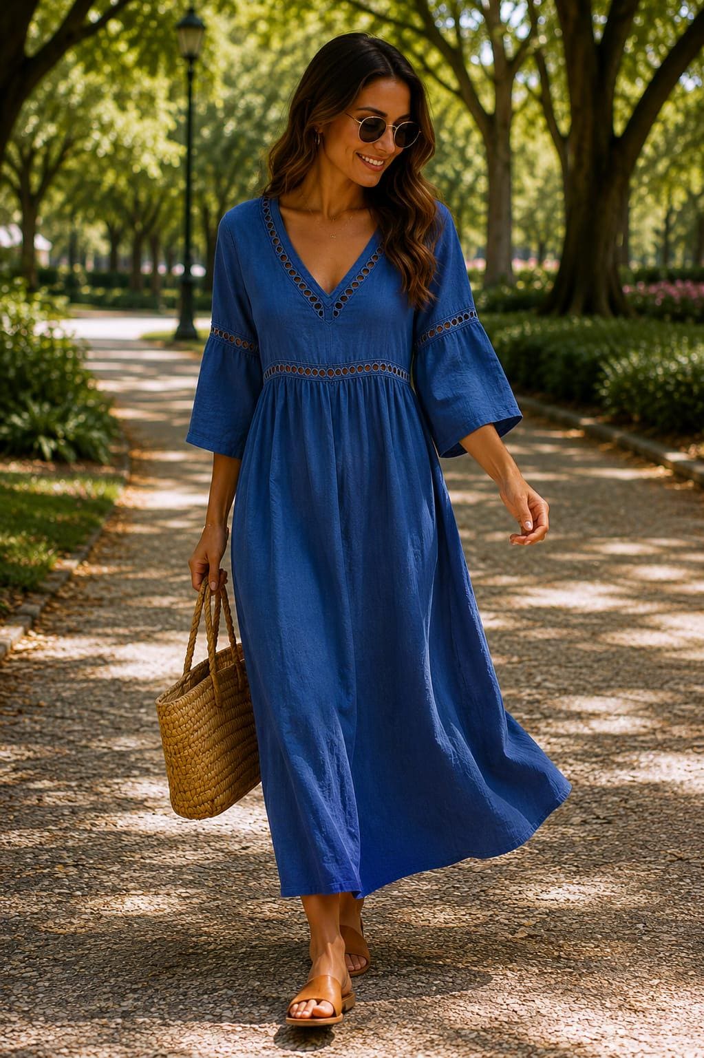 Bruna | Abito Maxi in Lino