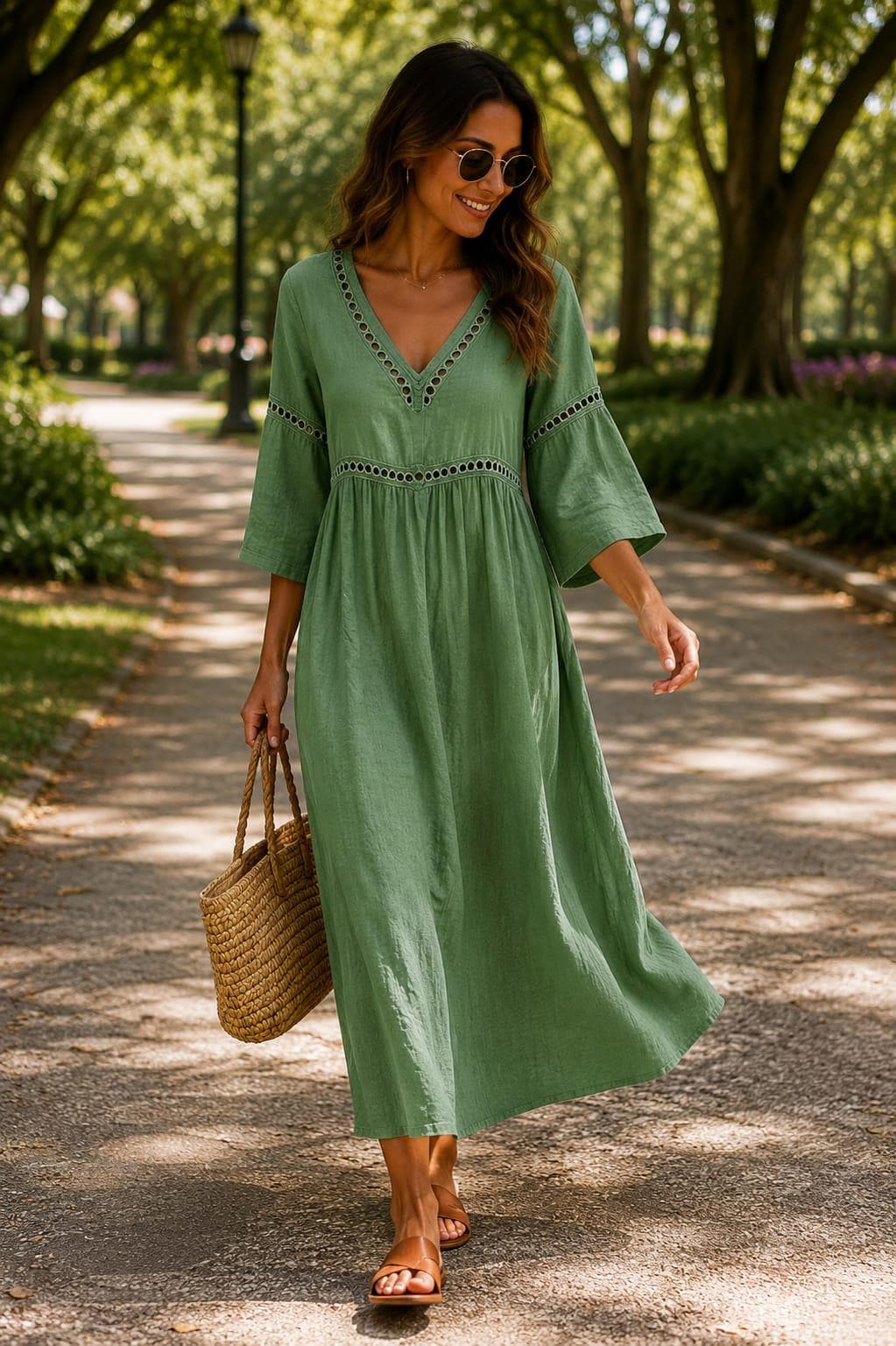 Bruna | Abito Maxi in Lino