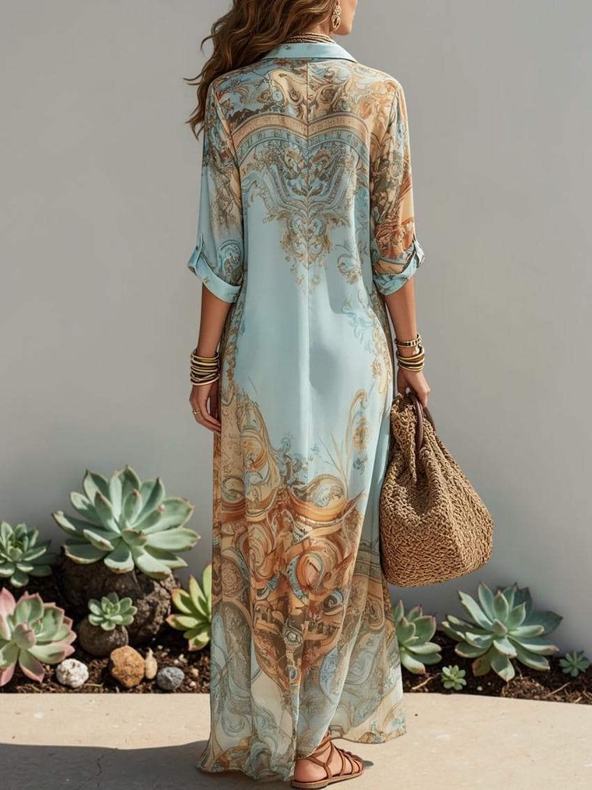 Verona | Abito Chemisier Maxi