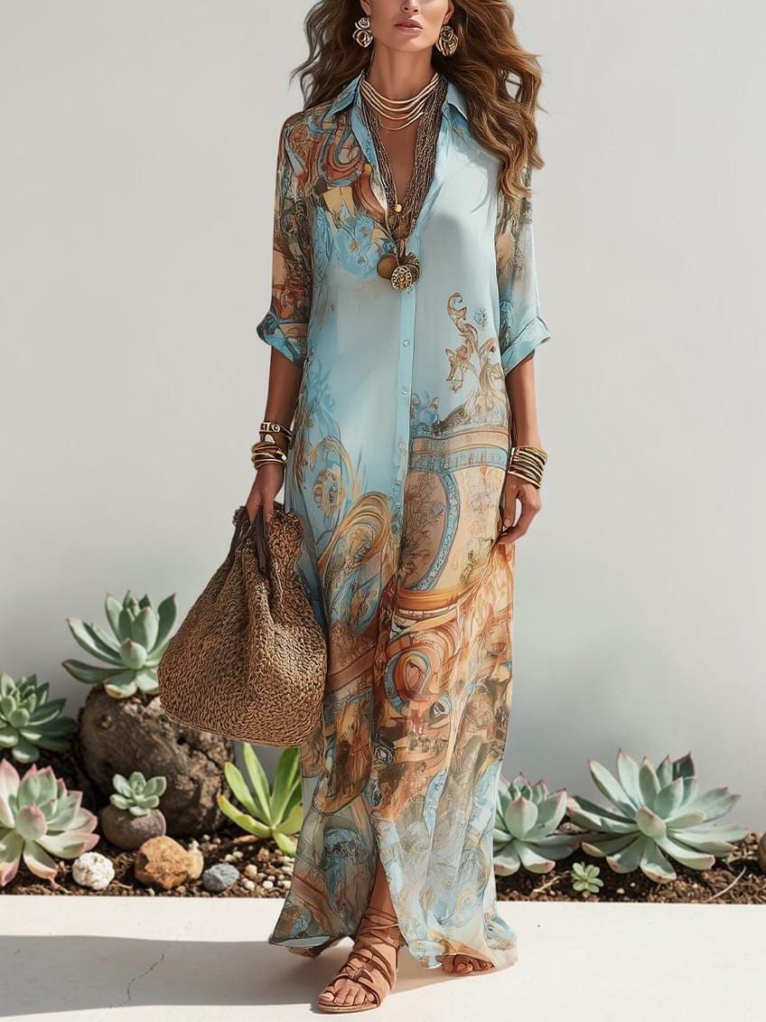 Verona | Abito Chemisier Maxi