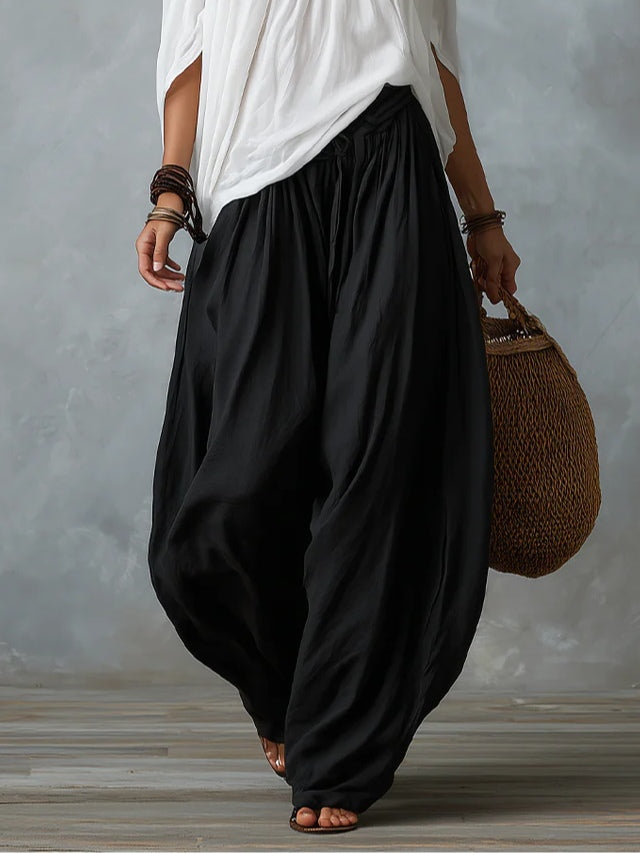 Carolina | Completo Top a Spalle Scoperte e Pantaloni Ampi