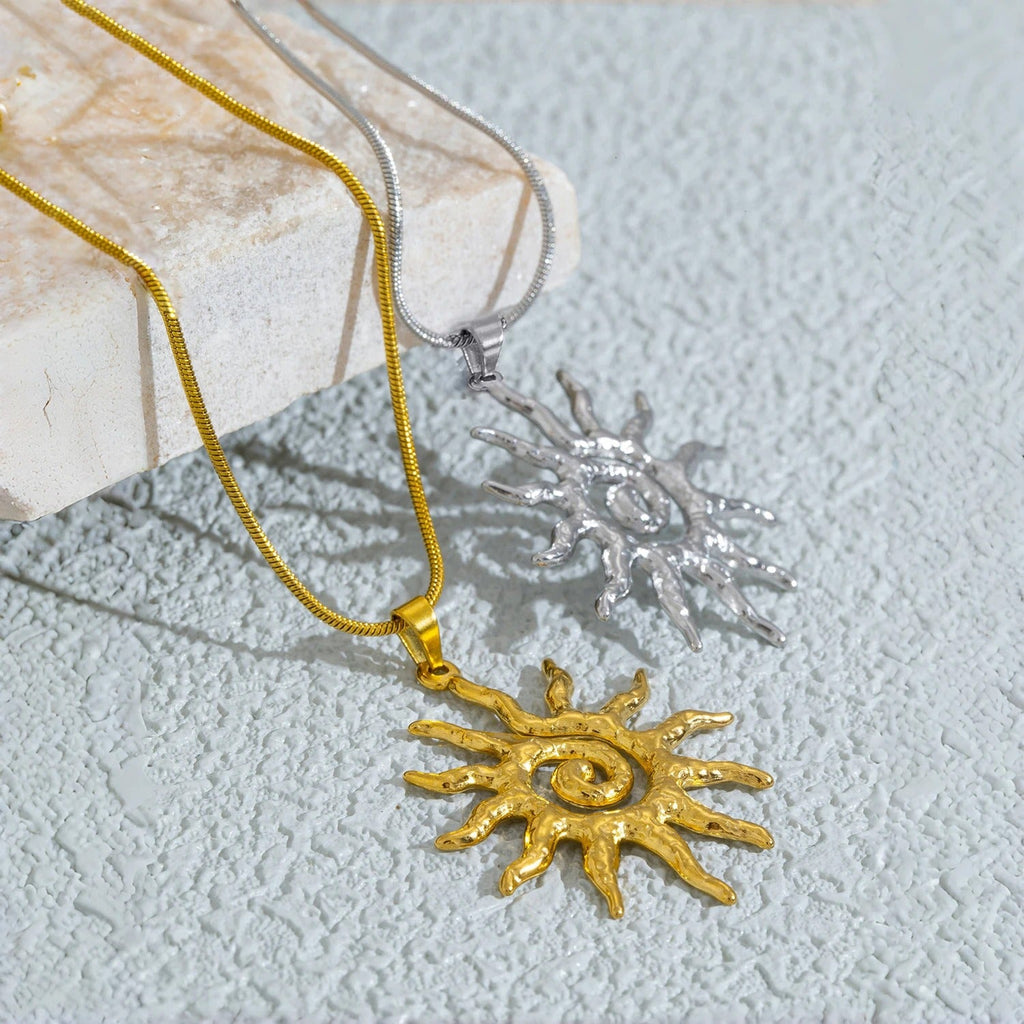 Collana Sole a spirale