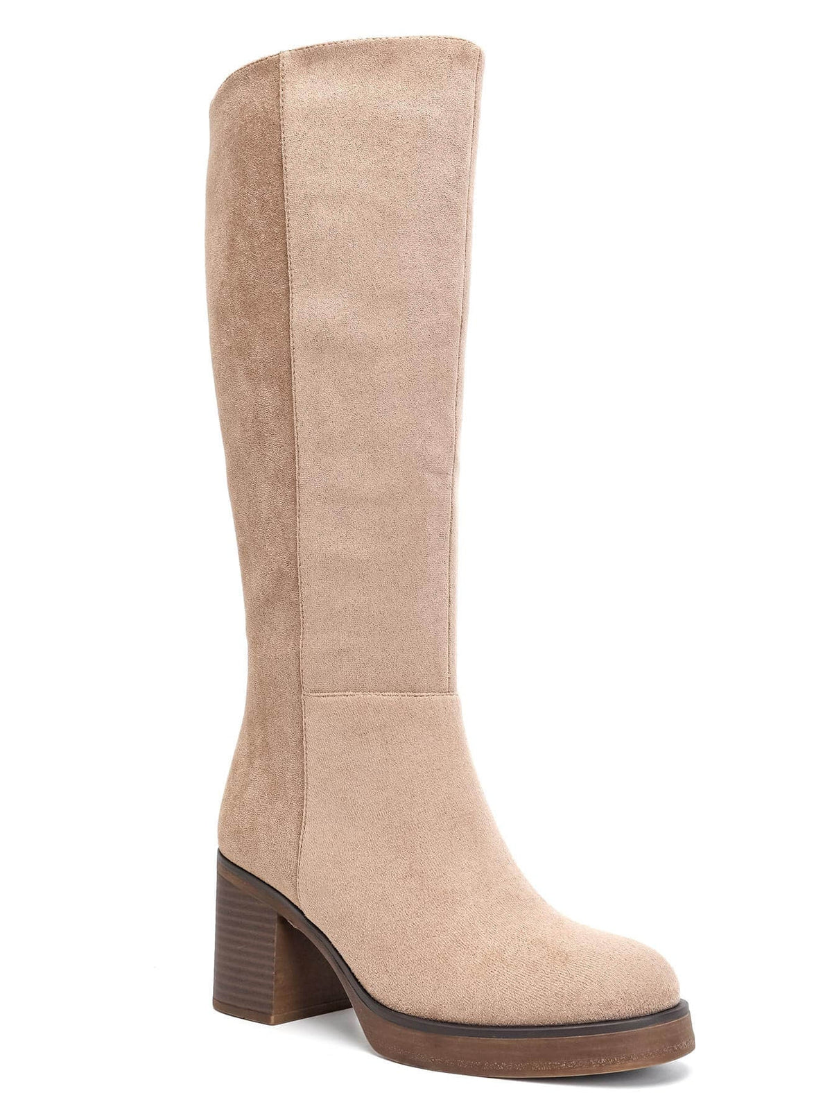 Maud – Stivali Alti Color Tortora