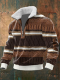 Stefano | Maglione Uomo in Pile con Zip e Collo Alto – Estonia
