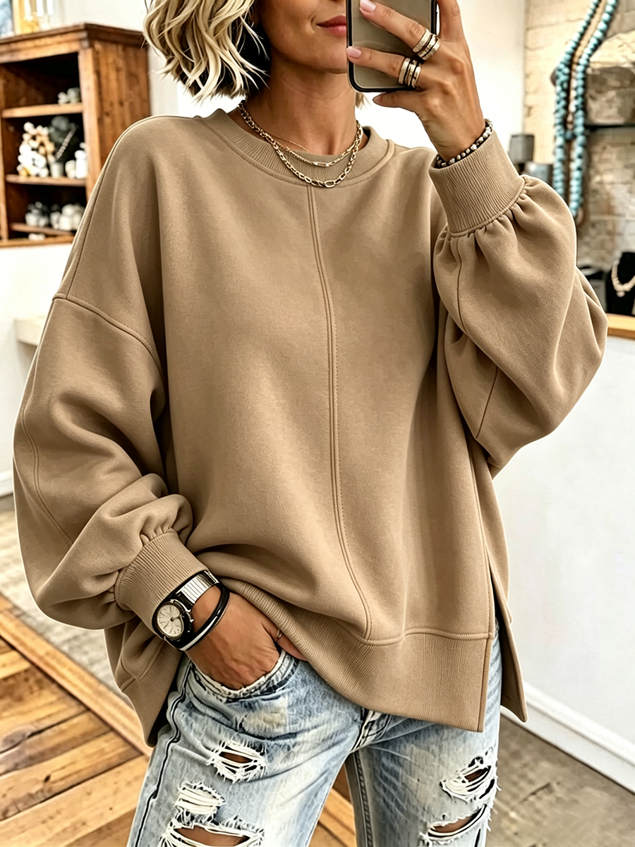 Martina | Felpa Oversize Verde
